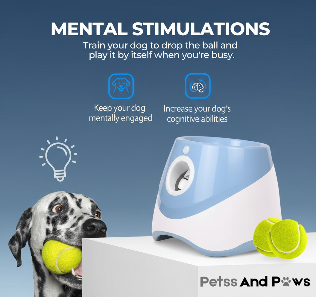 Petss & Paws Fetch Launcher™ Hands-Free Fetch for High-Energy Dogs