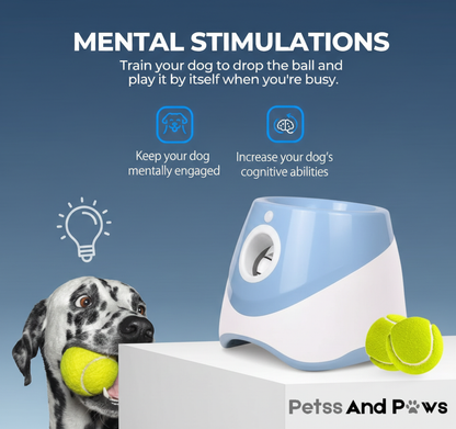 Petss & Paws Fetch Launcher™ Hands-Free Fetch for High-Energy Dogs