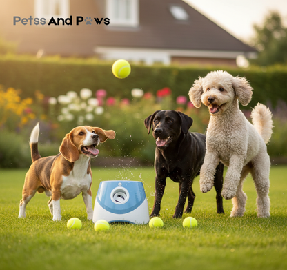 Petss & Paws Fetch Launcher™ Hands-Free Fetch for High-Energy Dogs